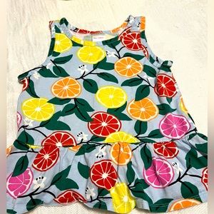 Hanna Andersson Girls Peplum Tank